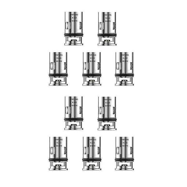 10 stk PNP Fordamper Erstatningsspole VM6 0,15Ohm PnP Coil for DRAG X/DRAG Max /ARGUS Pro /ARGUS X /ARGUS GT Silver