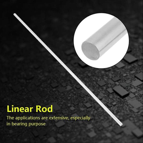 8 mm diameter 500 mm længde rustfrit stål cylinder skinne lineær aksel