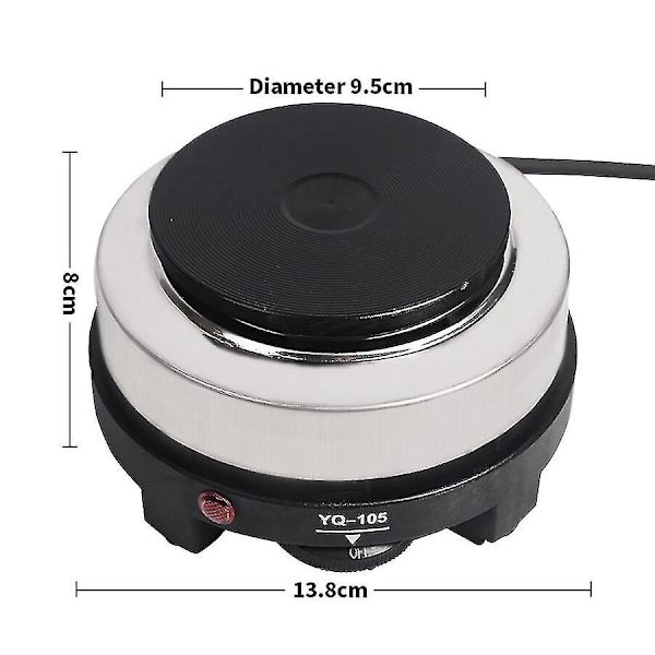 Mini Elektrisk Spis Värmeplatta Matlagnings Platta Multifunktionell Kaffe Te Värmare Mocha Mjölk Tillverkning Ugn 500w