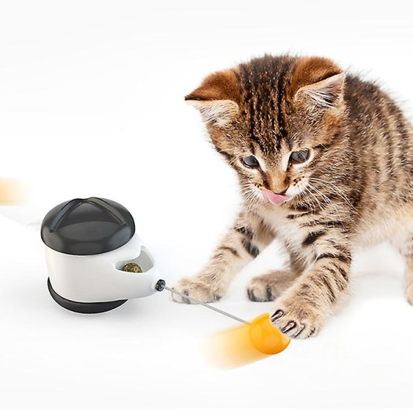 Wabjtam interaktive katteleker for innekatter, automatiske katteleker elektronisk med mus Katter å leke alene