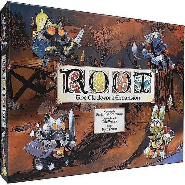 Root Brætspil Strategispil Grundspil + Riverfolk Underworld Clockwork Udvidelsespakker Sælges Separat Asymmetrisk Skovkrigsspil Gave til Voksne Clockwork