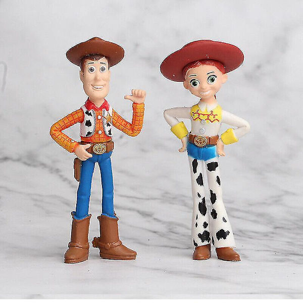 7 kpl Disney Toy Story 4 Forky Buzz Lightyear Woody Jessie Toimintahahmo Malli_tmall