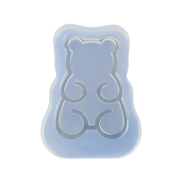 Bjørneform Silikoneform Aromaterapi Form Smykker Dyr Krystal Epoxy Form