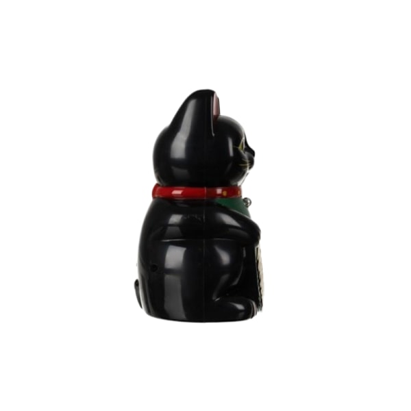 Vinkande orientalsk heldygtig kat Maneki Neko sort