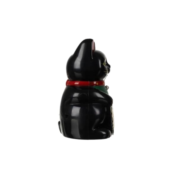 Vinkende orientalsk lykkekatt Maneki Neko svart