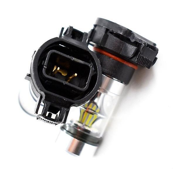 2x 5202 H16 Ps24w Høj Effekt 100w 6000k Super Hvide Led Tågelygter DRL Pære