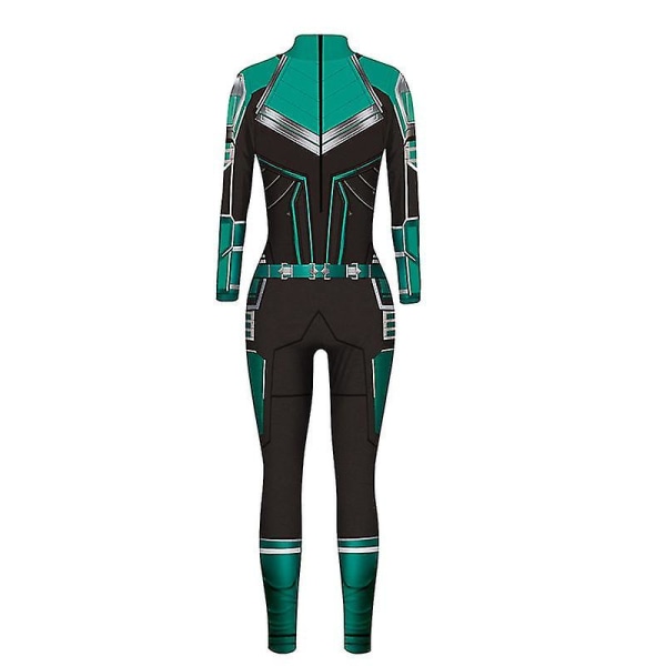 Halloween Women Captain America Iron-man Cosplay -asu Fancy Dress -haalari Green M