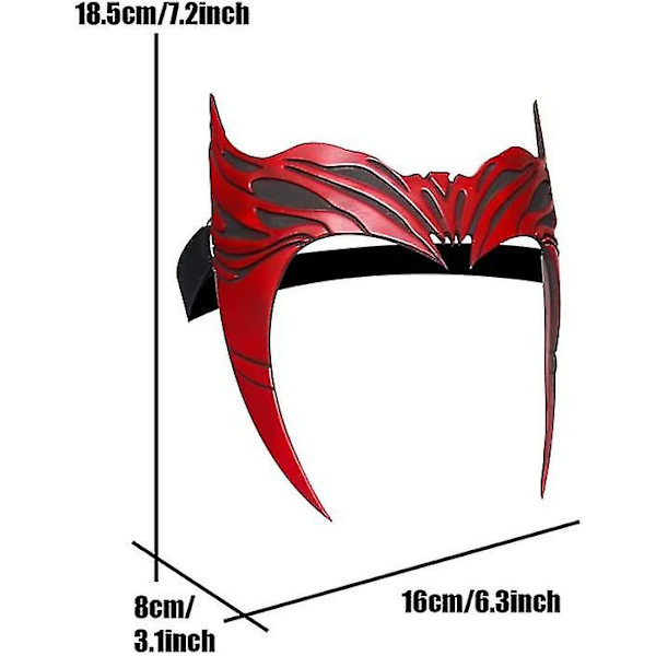 2023-bulex Wanda Maximoff Päähine Scarlet Witch Päähine Kruunu Halloween Cosplay Juhlat Naamiaismaski Naisten Asusteet-1