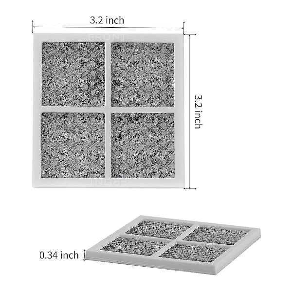 LG LT120F Kjøleskapsluftfilter - 5-pakning med erstatningsfilter