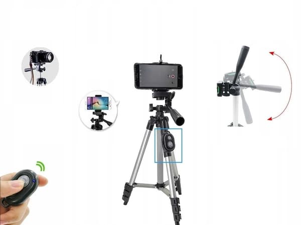 Camera Tripod / Tripod for Mobile & Camera - 32-100 cm - Tripod 370