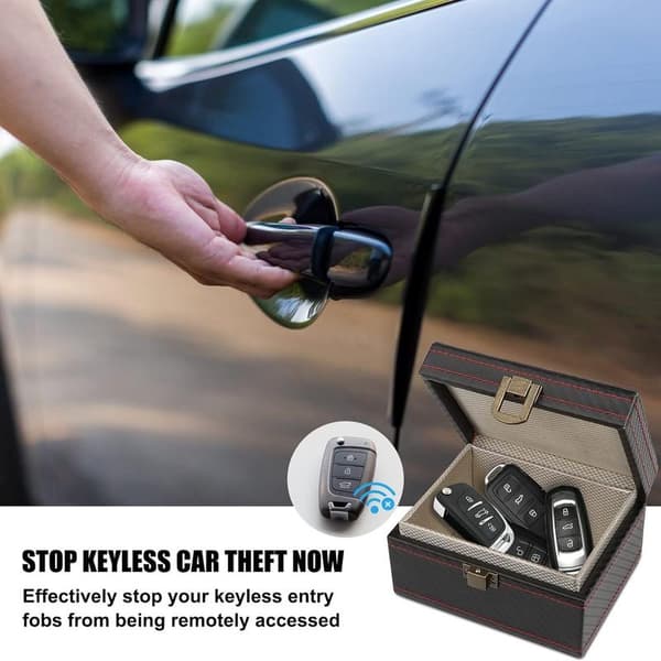 RFID Anti-Theft Box for Car Keys - Protective Key Case - (Size 11.5*9*6.2 cm)