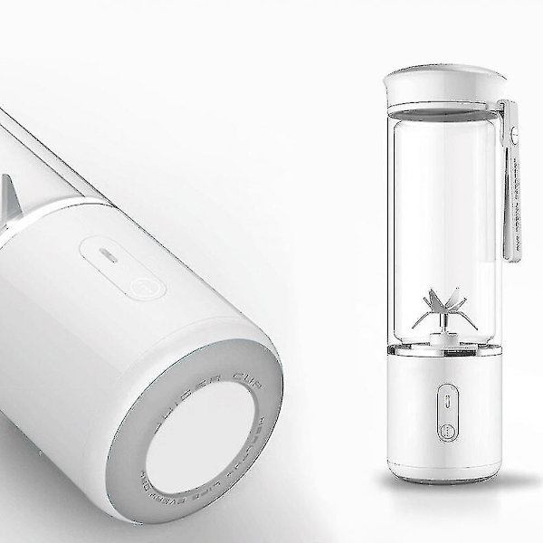 500ml bærbar juicer, elektrisk frugtjuicer glas smoothie maker usb genopladelig blendere mixer til hjem rejse