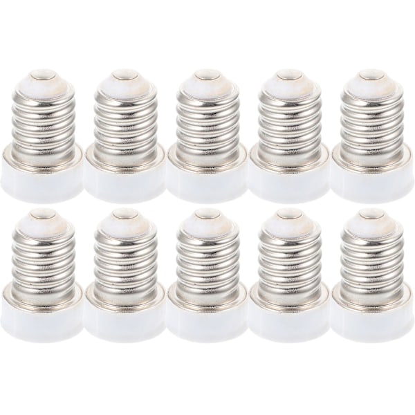 10 st Lampans Adapterlampahållare Adapter E14 Till E12 Glödlampa Adapter Försörjning