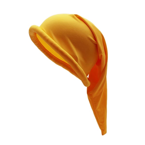 Joulupukki-kääpiön hattu, värillinen kääpiön asun hattu, kosteutta siirtävä ja hengittävä hattu joulujuhliin ja kääpiön asuihin Orange One Size