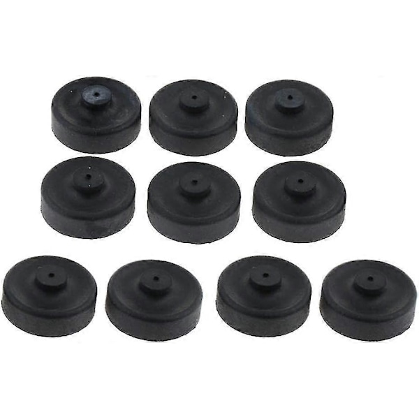 10 stk Gummikoppdeler Membran Luftpumpe For Akvarium Fiskepumpe Erstatning, Svart, 2
