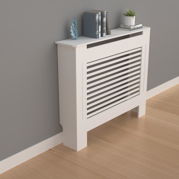 92cm Hög Stor Cover Horisontell Vertikal Skåp Mdf Grillhylla S-xl White Horizontal S