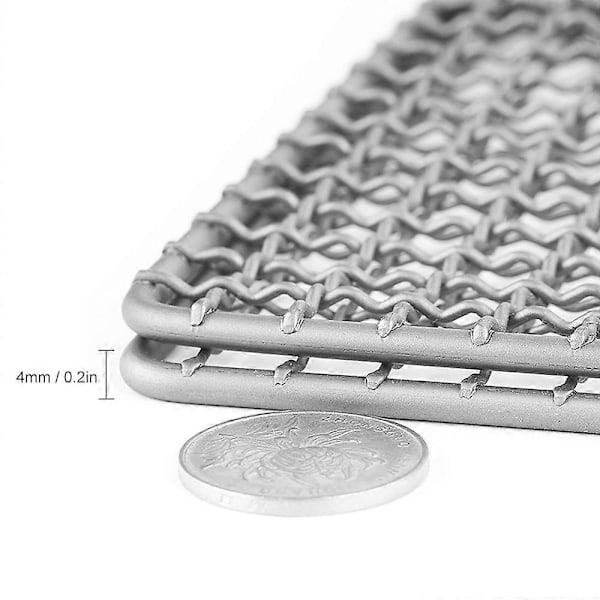 Titanium Grillplade Ultralet Grillrist BBQ Trådnet Bage Rist Kølenet Plade til Udendørs Camping Backpacking Picnic