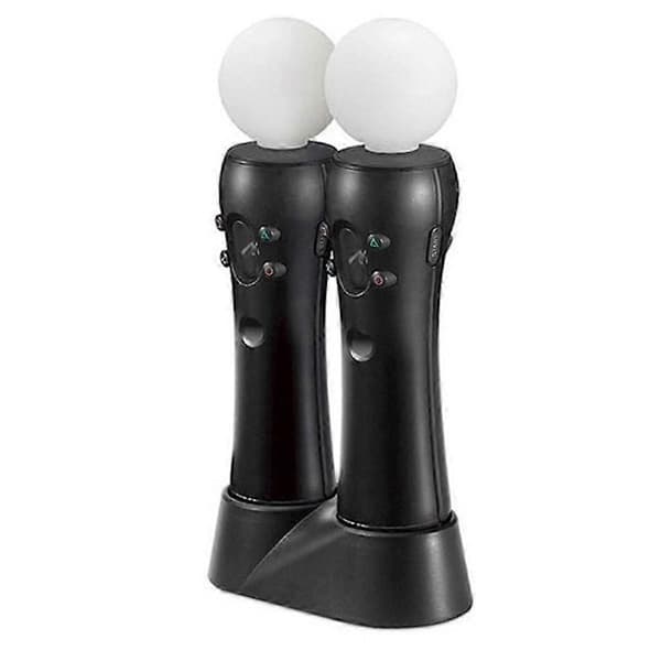 PS4 VR Move Motion Controllers med dubbelladdare - Förbättrade spelkontroller för virtuell verklighet
