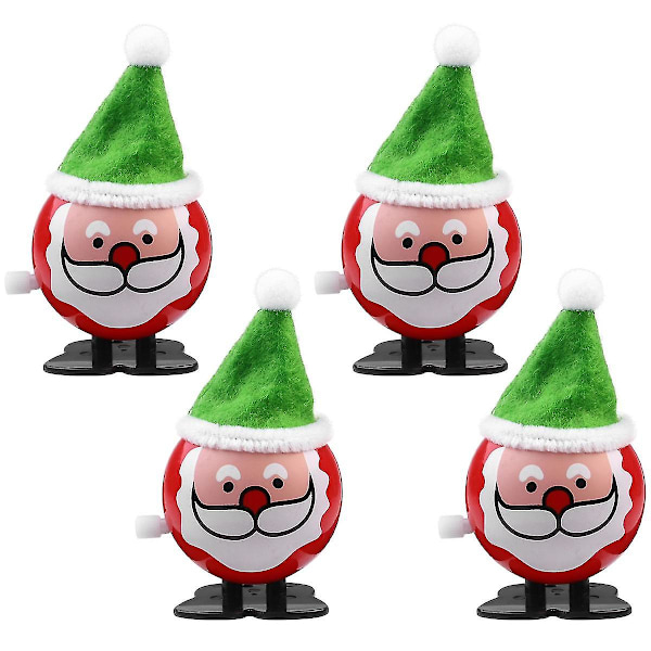 4 st Jul Uppdragbara Leksaker Jultomte Presentleksak (slumpmässig färg)