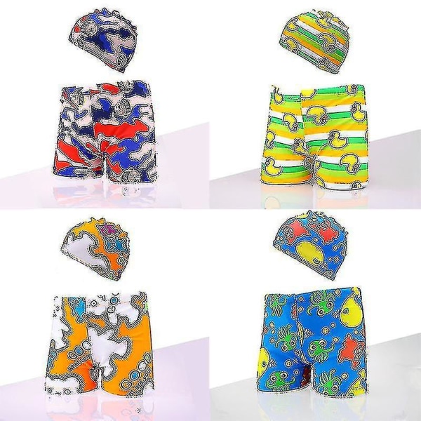 Print barntryck Badkläder Ny baddräkt Pojke Poolshorts Badbyxa Strandkort för toddler Barn Simkläder A