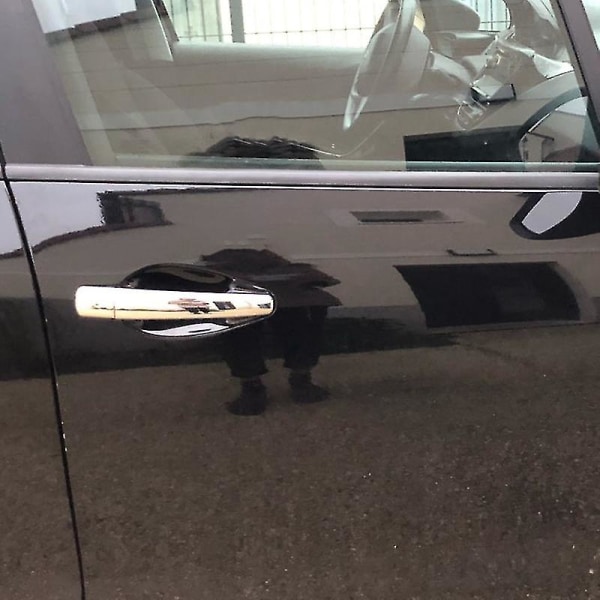 För Peugeot 208 2012-2018 Luxuriou Chrome Ytterdörr Cover