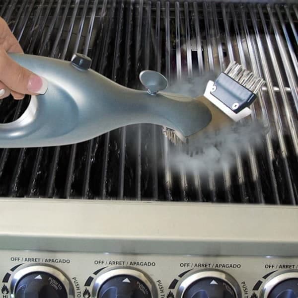 Damprenser til BBQ-grill, børste med dampkraft, ovnrengøring