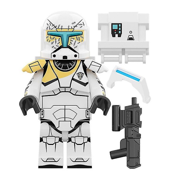 6 stk. Star Wars Republic Commando Samlede Byggeklodser Figurer Legetøj Børnegave
