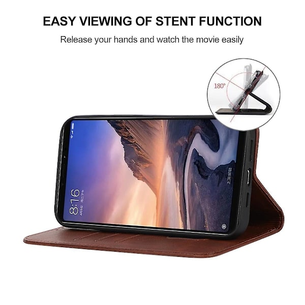 Magnetiskt Läderfodral för Xiaomi Mi Max 3 Pro