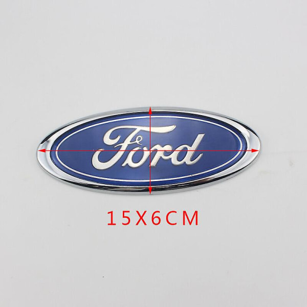 9\" 3-polet blå Ford ovalt grillmærke til Transit MK6 MK7 2006 - 2014