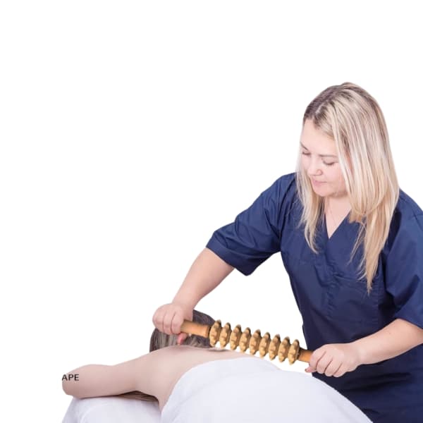 Professionelle træterapi massageværktøjer 3-i-1 Maderoterapi Kit Træmassager Lymfedrænage massager