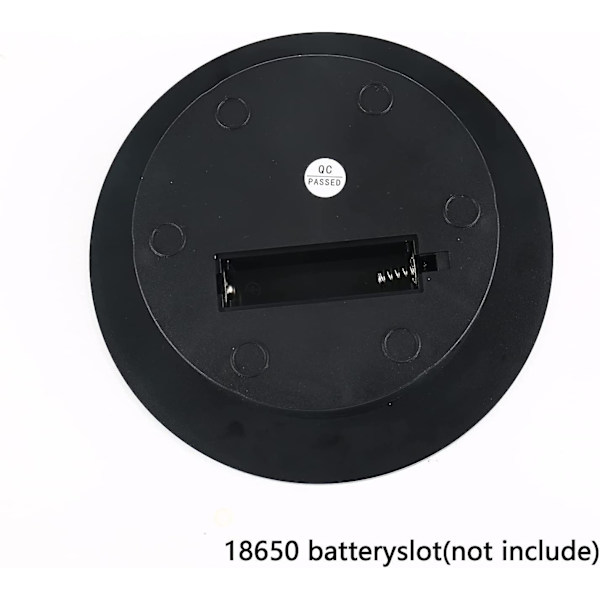 360 asteen sähköinen kääntöpöytä, sähköinen näyttöteline, säädettävä kulma pyörivä kuvausnäyttöteline, halkaisija 20 cm (musta)