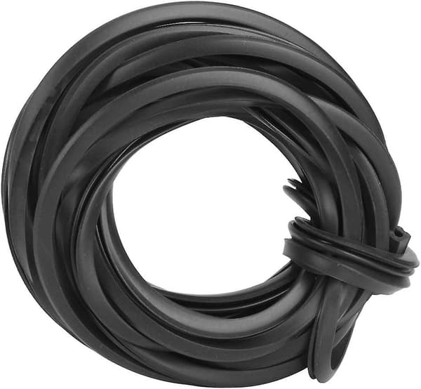 Gummistrimmel Drivhusgummi, Gummiglasering Sort Tilbehør til Glasforsegling (10m / 32. 10m / 32.8ft