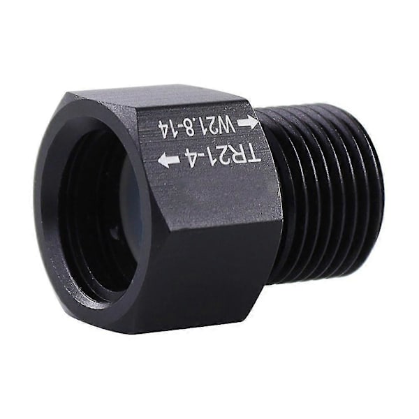 CO2 Cylinder Adapter, T21-4 til W21.8-14 Adapter Konverter til CO2 Cylinder til