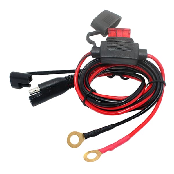 Motorsykkel Vanntett SAE til USB-kabeladapter USB-lader 2.1A Hurtiglading