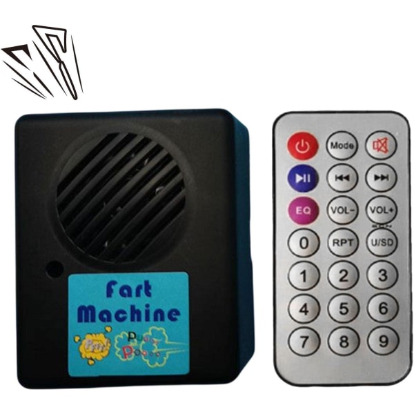 Fart Sound Maker - Bærbar Funny Gag Sound Machine Toy | Trådløst kontrolleret prutte pranklegetøj til festpræstationer Funny Gag Gift Game