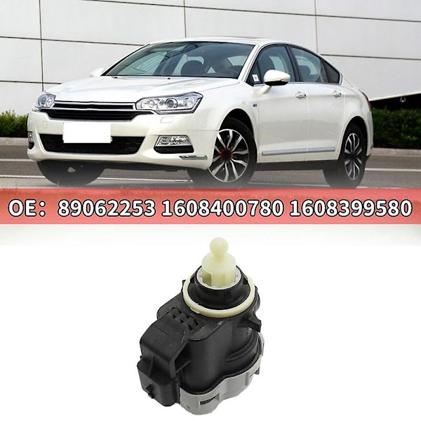 Auton ajovalojen säätömoottori 508 C5 89062253 1608400780 1608399580