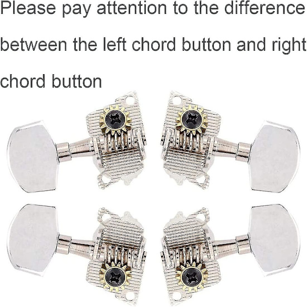 6st Guitar Tuning Peg Knoppar Tuning Keys Tuners Machine Heads Tuner för elektrisk akustisk present