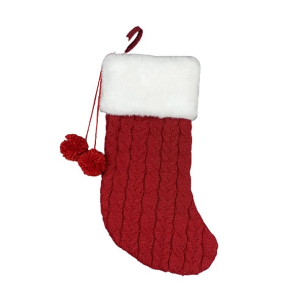 Gjør-det-selv julepynt Rydd julestrikkede sokker Gavepose Julegaveveske Juldekorative rekvisita anheng