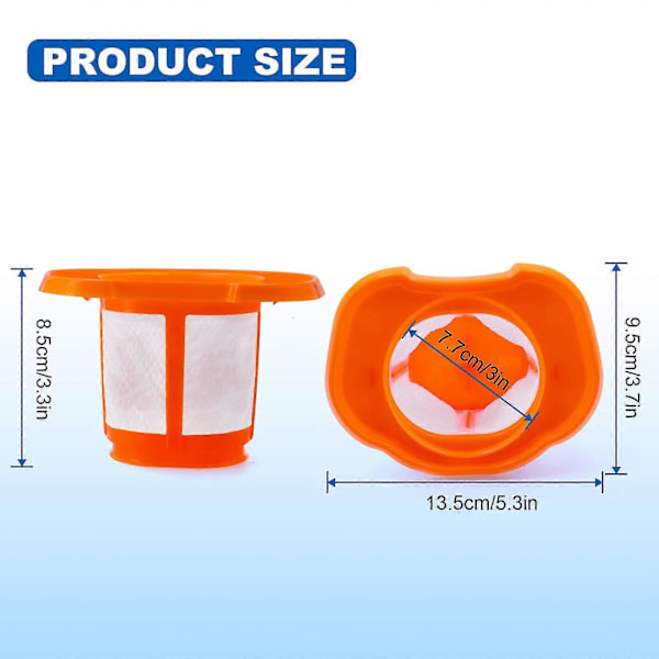 3 kpl Suodattimia BLACK+DECKER BHHV320B BHHV320J BHHV520BF BHHV520BFP BHHV520BT BHHV520JF Langattomalle Imurille