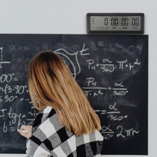 Big Digital Countdown Days Timer Clock - 999 Days Countdown ur Timer For Graduation Lab Kitchen (sort)