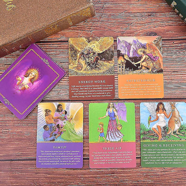 Tarotkort Daglig Veiledning Engel Oracle Kortstokk Bordspill Spillekort Brett