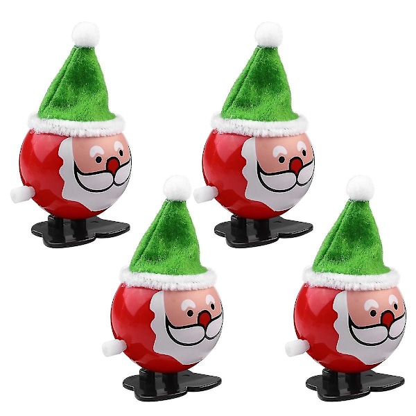 4 st Jul Uppdragbara Leksaker Jultomte Presentleksak (slumpmässig färg)