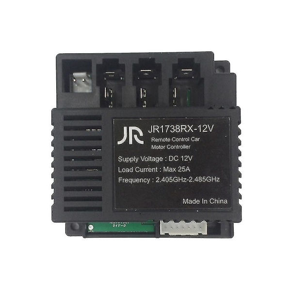 Jr-rx-12v elektrisk bil for barn Bluetooth-fjernkontrollmottaker, jevn startkontroller Jr1958rx og Jr1858rx/jr1738rx