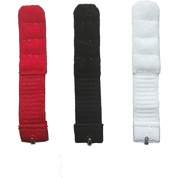 1 Rad 3 Krokar BH Förlängare Kvinnor Spänne Förlängning Elastisk På Rem Mjukt Band Förlängare Tillbehör