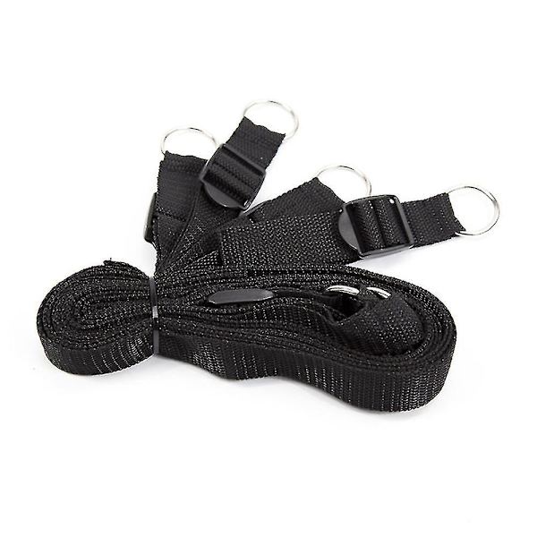 Mjuka lädermanschetter Set Justerbara remmar Kit för hand-handled-ankel