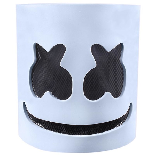 Halloween Dj Marshmallow Päähineet Fullhead Maskit Cosplay Party Fancy Mekko Rekvisiitta Lahjat