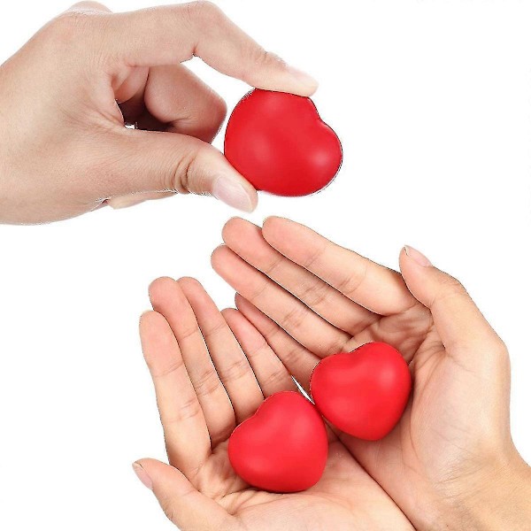 12 stk. Valentinsdag Stressbolde, Stressbolde til Skolekarnevalspris, Valentinsdag Gaveposegave