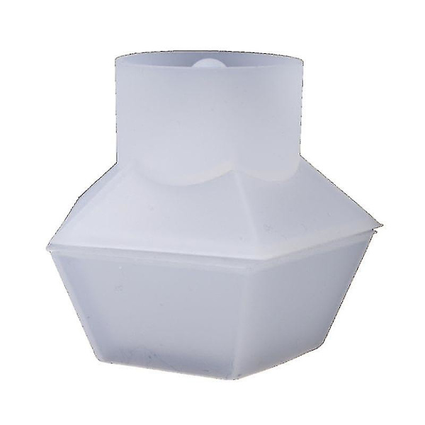Gaveæske Silikoneform DIY Krystal Epoxy Form Smykker Pentagon Opbevaringsbokse UV Resin Håndværk Fremstilling