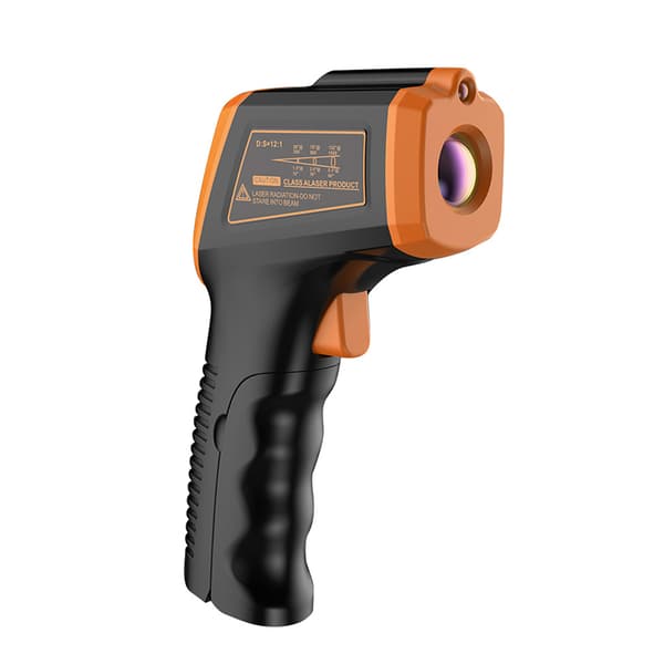 LCD-laserpyrometer IR-infraröd termometer upp till 600 °C temperaturmätning