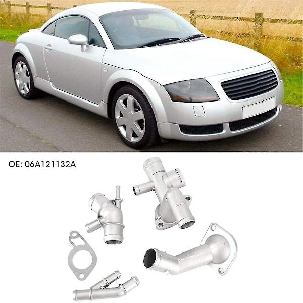 5 stk sæt 06a121132a erstatning for Mk4 1.8t Tt aluminium kølevæske Flange opgraderingssæt Motorkøling